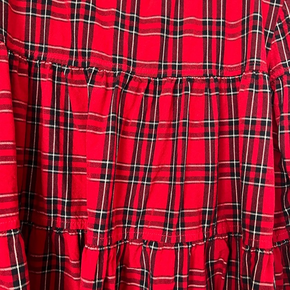 Madewell Red Plaid Swing Top - Picture 6 of 6